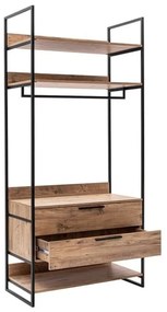 Guarda-roupa Dynamic – Pinho Atlântico – 104x225x52 cm