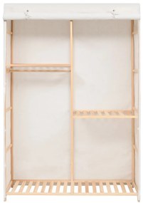 Roupeiro/guarda-roupa 3 prateleiras 110x40x170 cm