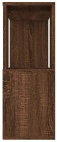 Estante/divisória 80x24x63 cm carvalho castanho