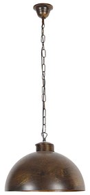 Candeeiro suspenso industrial castanho ferrugem 35 cm - Magna Classic Industrial,Country / Rústico