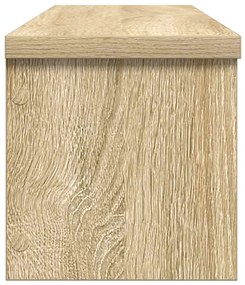 Racks de cozinha empilhável 2 pcs Sonoma Carvalho 50x15x16 cm