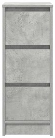 Aparador 29,5x34x76 cm derivados de madeira cinza cimento
