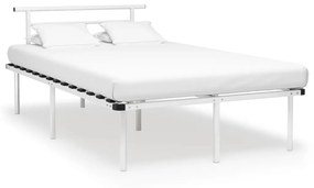 324827 vidaXL Estrutura de cama 120x200 cm metal branco