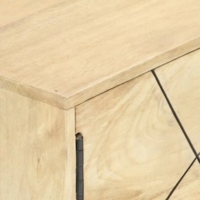 Móvel de TV 140x30x40 cm madeira de mangueira maciça