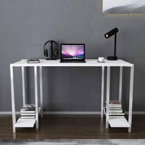 Secretária Academy – Branco – 125,2 cm x 60 cm x 73,8 cm