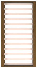 Estrutura cama pequena solteiro 75x190 cm madeira castanho mel