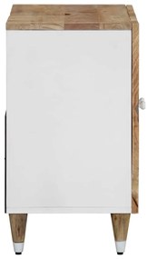 Armário para lavatório 62x33x58 cm madeira de mangueira maciça