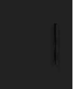 Armário parede 60x31x60 cm derivados de madeira preto