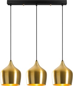 Candeeiro de Teto Dodo – Dourado – 72 x 22 cm