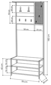 Secretária Lima – Nogueira – 120 cm x 75,4 cm x 60 cm