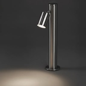 Moderna lâmpada exterior de aço 45 cm ajustável - Solo Moderno