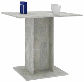 Mesa de jantar derivados de madeira cinzento cimento
