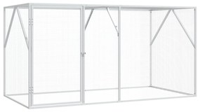 vidaXL Gaiola para Pássaros Antracite 208 x 102 x 108 cm
