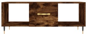 Mesa de centro 102x50x40 cm derivados madeira carvalho fumado