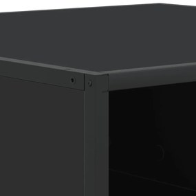 Mesa de centro 100x100x30 cm derivados de madeira/metal preto