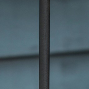 Suporte para Vasos de Metal 3 Peças Empilháveis Suporte para Plantas com Bancada de Efeito Mármore Decoração para Interiores e Exteriores Ø30,5x70,5cm