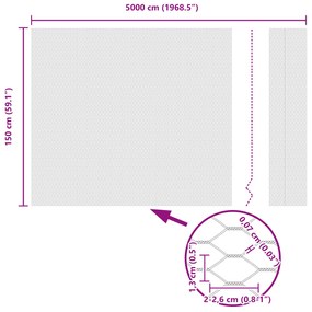 Postes de Cerca vidaXL 22 pcs U-Channel Cinza 150 cm Aço