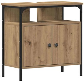 Conjunto de Mesa de Maquilhagem de 3 Peças em Madeira de Carvalho Arti