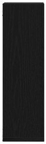 Estantes de Parede vidaXL 2 pcs Carvalho Preto 50x15x85 cm Madeira Reg