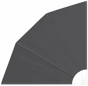 vidaXL Tela de Privacidade para Varanda Preto 160 x 160 cm tecido