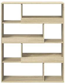 Estante 100x33x125,5 cm derivados de madeira carvalho sonoma