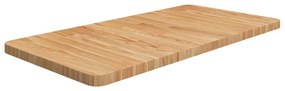 Bancada p/ WC 80x40x2,5 cm madeira tratada castanho-claro
