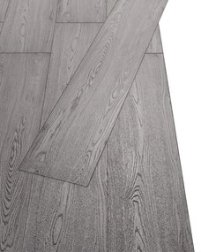Tábuas soalho PVC não-autoadesivo 5,26 m² 2 mm cinzento-escuro