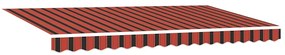 Toldo Retrátil Manual Azul Marinho 400x200 cm