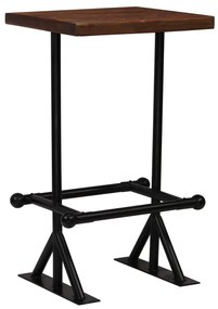Conjunto de bar 3 pcs madeira recuperada maciça