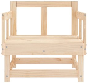 Cadeiras de jardim 2 pcs madeira de pinho maciça