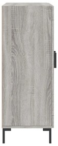 Aparador 69,5x34x90 cm derivados de madeira cinzento sonoma