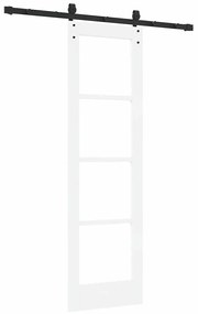 Porta Deslizante vidaXL com Conjunto de Ferragens 'ORKDAL'Branca 61x19