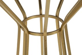MESA APOIO REDONDA SIMPLE NEW Ø 50X100 CM DOURADO