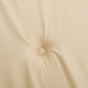 Almofadões p/ cadeiras jardim 6 pcs 40x40x4 cm oxford bege