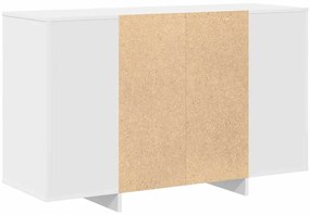 Buffet Branco Branco Madeira Engenheirada 120 x 41 x 75 cm