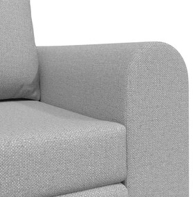 Sofá-Cama de Chão 2-em-1 Cinzento Nublado 148x71x83 cm Tecido