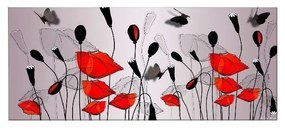 Quadros, telas Homemania  Pintura Flores, Natureza, Multicor, 70x3x100cm