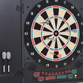 Alvo eletrônico digital para até 8 jogadores com 12 dardos e 30 pontas