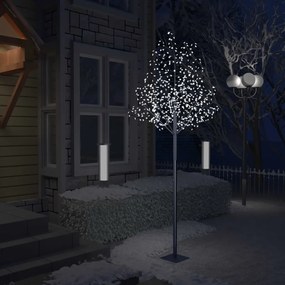 vidaXL Árvore de Natal 600 LED flor cerejeira luz branco frio 300 cm