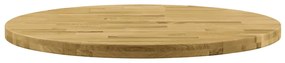 Tampo de mesa madeira de carvalho maciça redondo 44 mm 400 mm