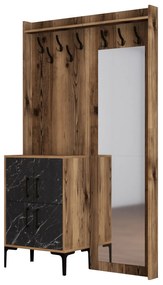 Cabideiro Berlin BC – Nogueira Preta – 120x200x35 cm