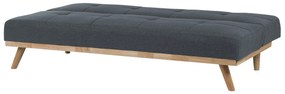 Sofá-cama de 3 lugares em tecido cinzento escuro FROYA Beliani