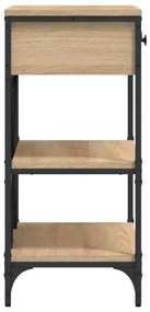 Mesa consola 75x34,5x75 cm derivados de madeira carvalho sonoma