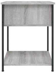 Mesas de cabeceira 2pcs 44x45x58 deriv. de madeira cinza sonoma