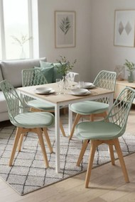 Pack 4 Cadeiras Mima - Hortelã