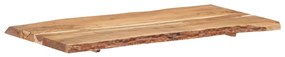 Tampo de mesa 118x(50-60)x3,8 cm madeira de acácia maciça