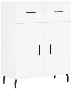 Armário alto 69,5x34x180 cm derivados de madeira branco