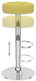 Bancos de Bar - 2 pcs - Tecido Verde