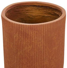 Vaso para plantas castanho dourado ⌀ 37 cm EANTIO Beliani