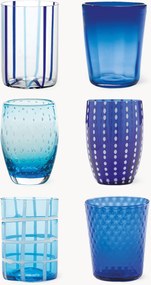 Copos artesanais Melting Pot, conjunto de 6